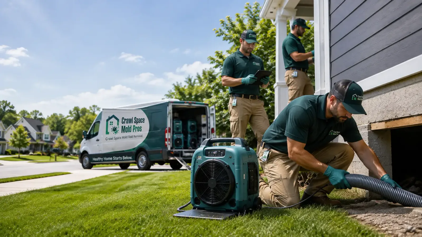 Crawl Space Mold Removal in Lafayette, CA